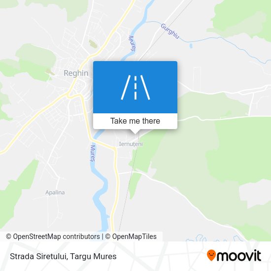 Strada Siretului map