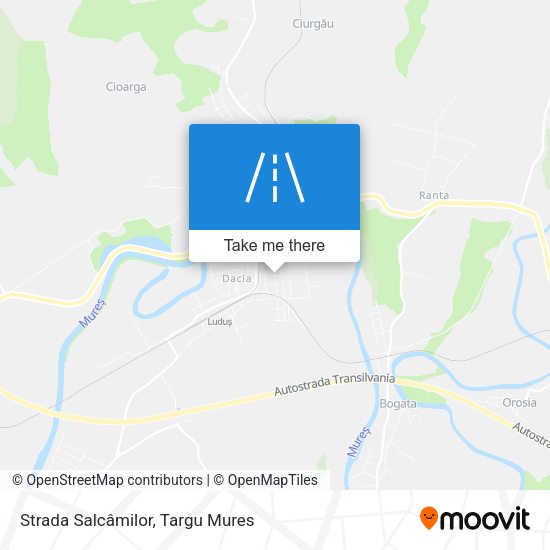 Strada Salcâmilor map