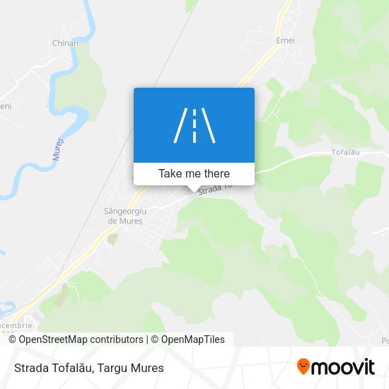 Strada Tofalău map