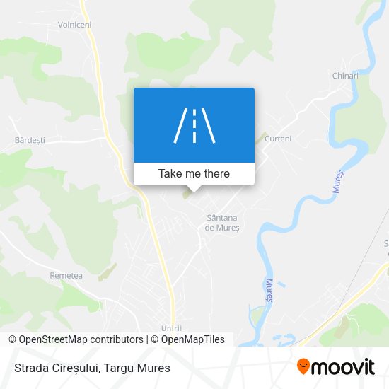 Strada Cireșului map