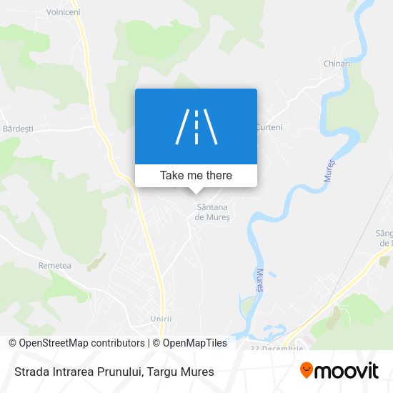 Strada Intrarea Prunului map
