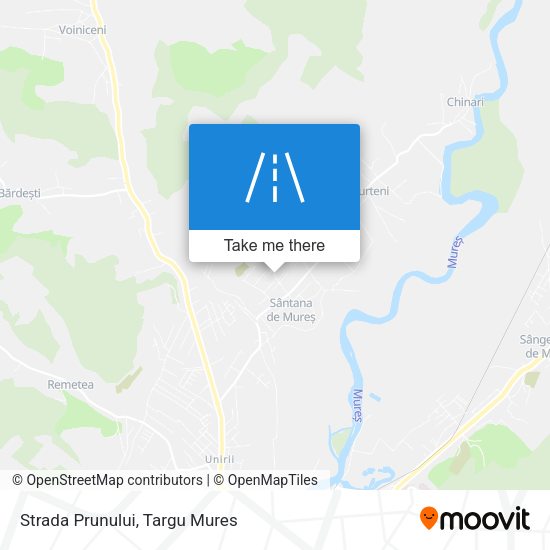 Strada Prunului map