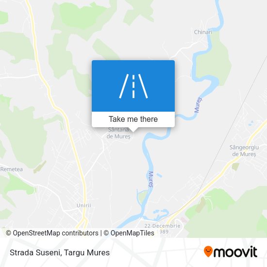 Strada Suseni map