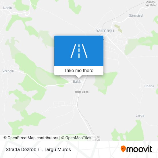 Strada Dezrobirii map