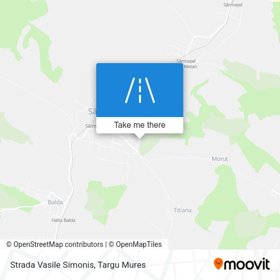 Strada Vasile Simonis map