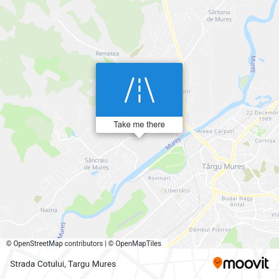 Strada Cotului map