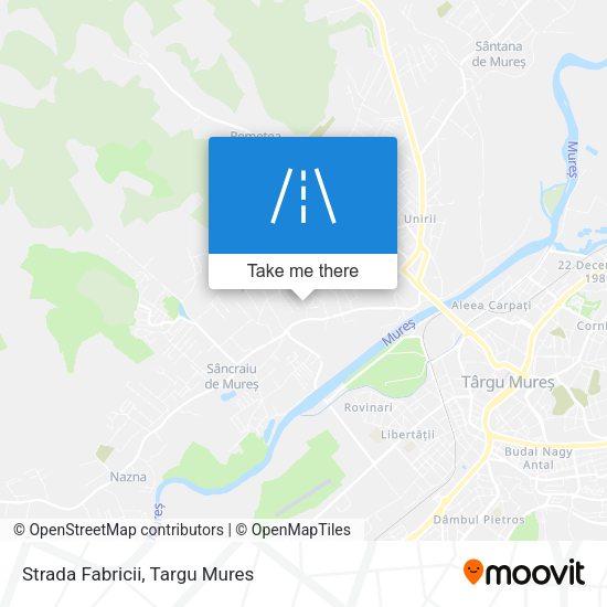 Strada Fabricii map