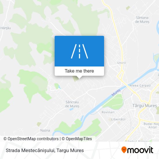 Strada Mestecănișului map