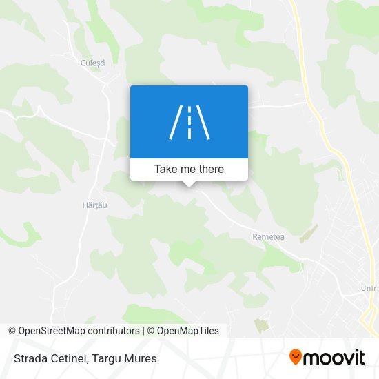 Strada Cetinei map