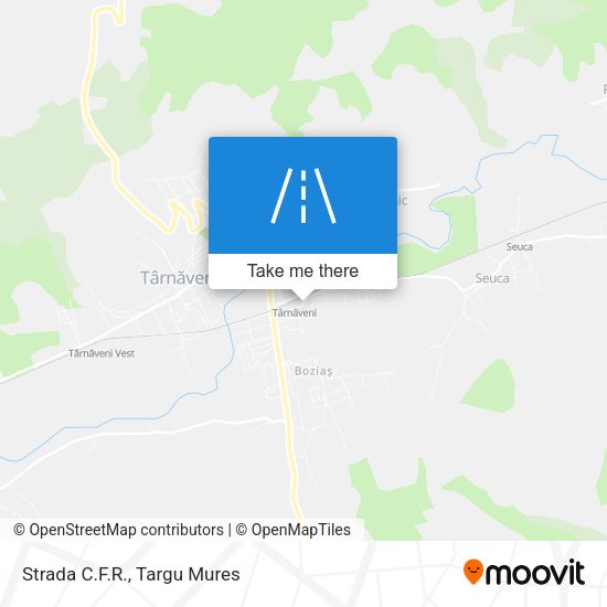 Strada C.F.R. map