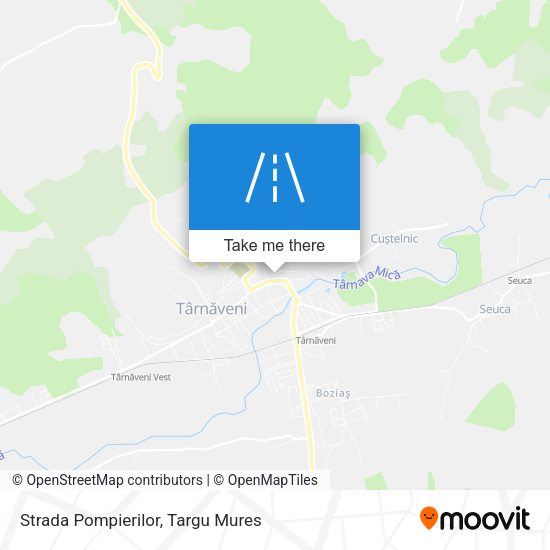 Strada Pompierilor map