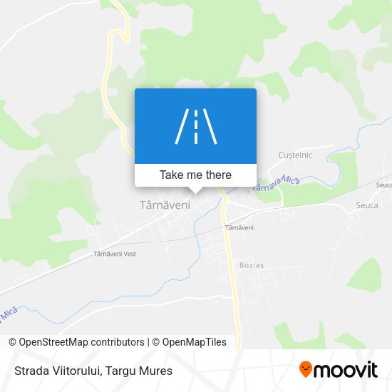 Strada Viitorului map