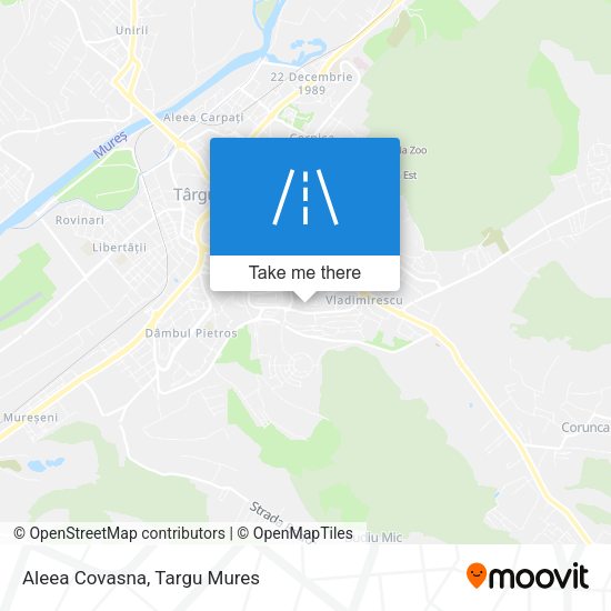 Aleea Covasna map
