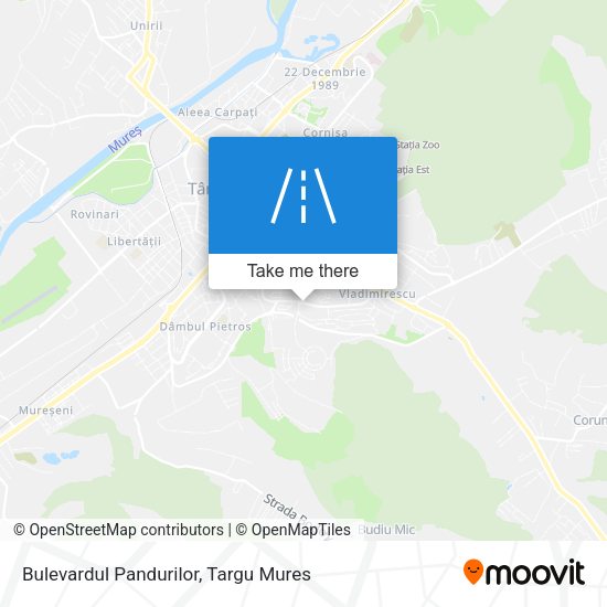 Bulevardul Pandurilor map