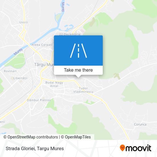 Strada Gloriei map