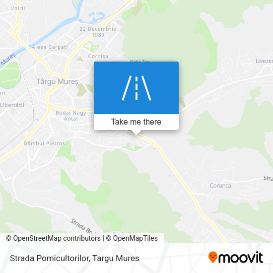 Strada Pomicultorilor map