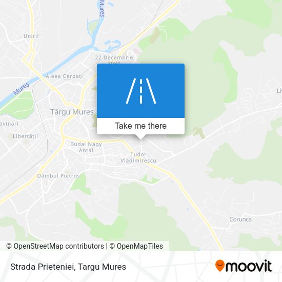 Strada Prieteniei map