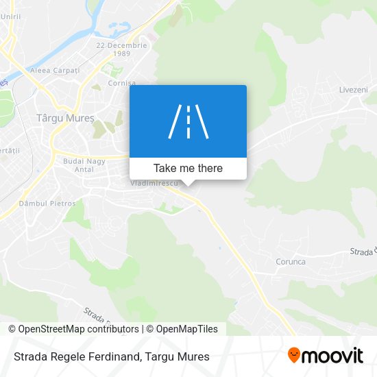 Strada Regele Ferdinand map