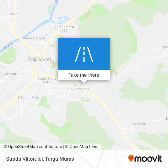 Strada Viitorului map