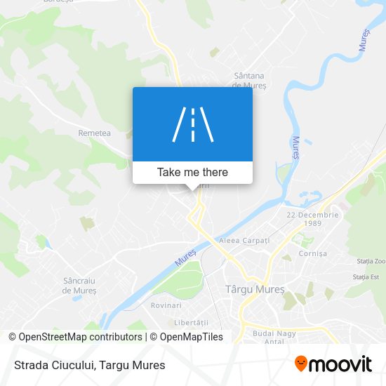 Strada Ciucului map