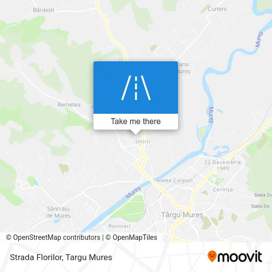 Strada Florilor map