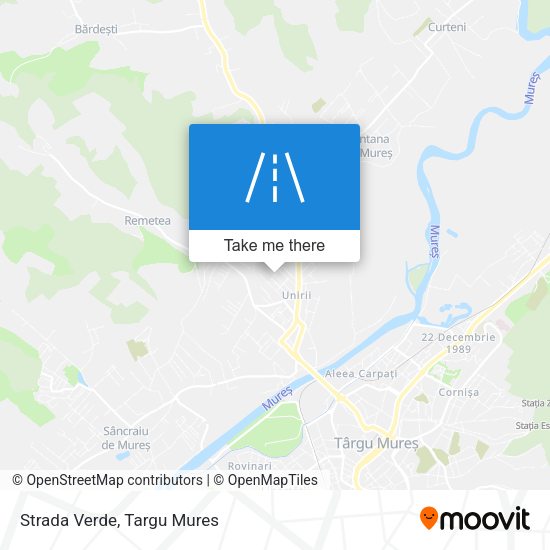 Strada Verde map