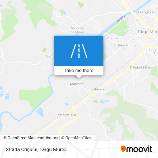 Strada Crișului map