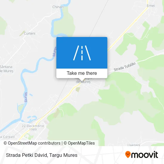 Strada Petki Dávid map