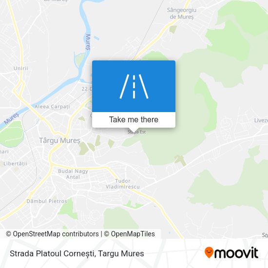 Strada Platoul Cornești map