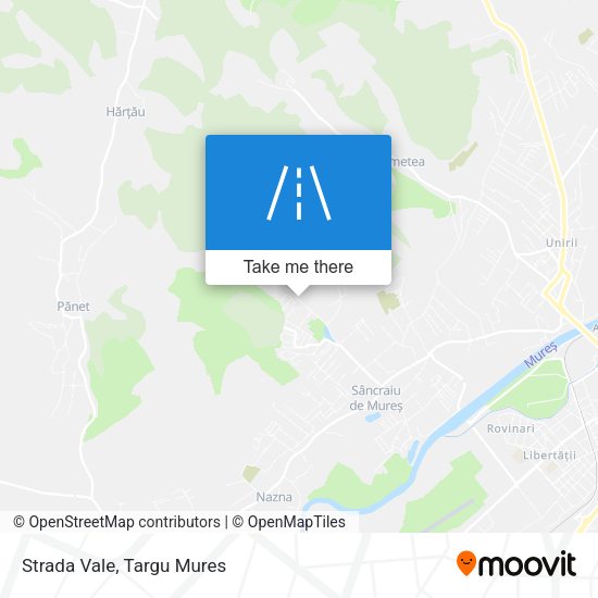 Strada Vale map