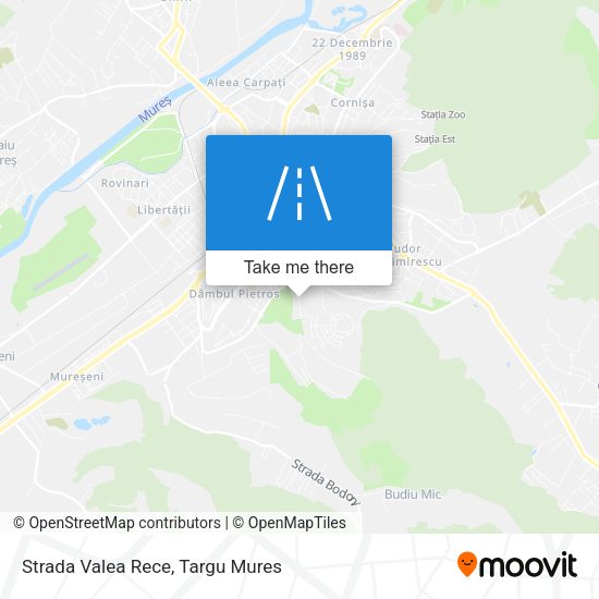 Strada Valea Rece map