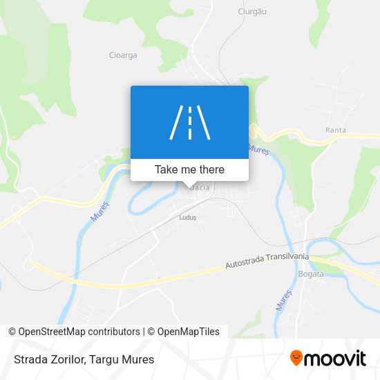 Strada Zorilor map