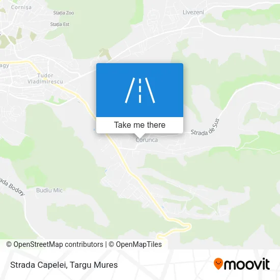 Strada Capelei map