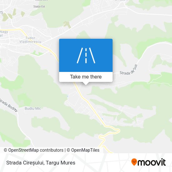 Strada Cireșului map