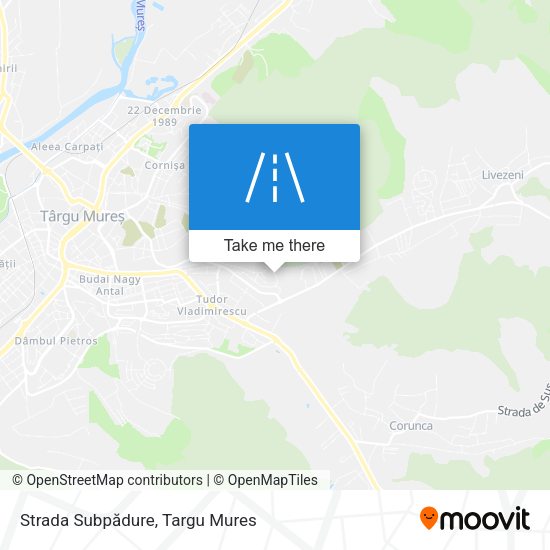 Strada Subpădure map