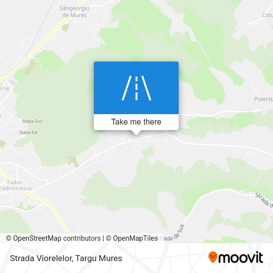 Strada Viorelelor map