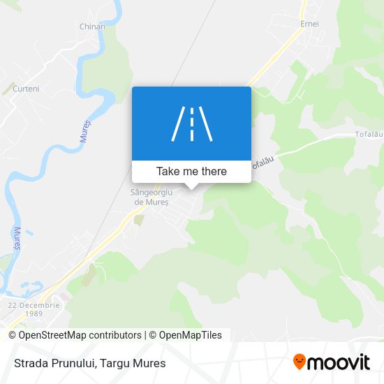 Strada Prunului map