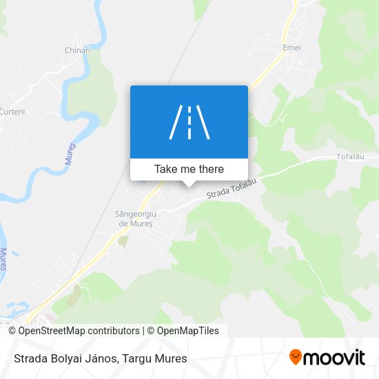 Strada Bolyai János map
