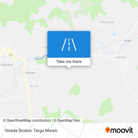 Strada Șicator map
