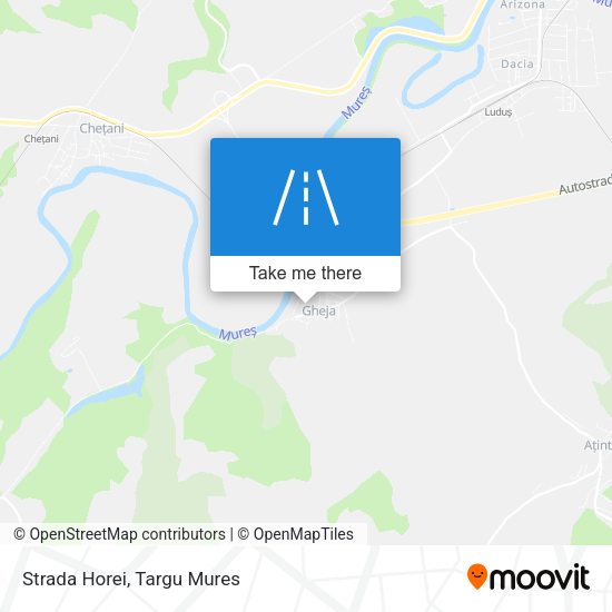 Strada Horei map
