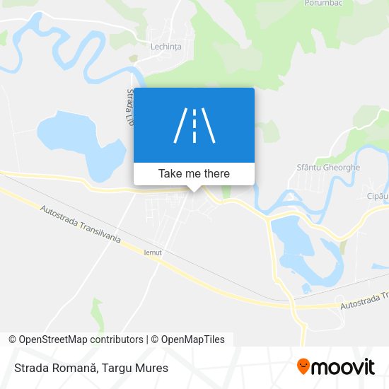 Strada Romană map