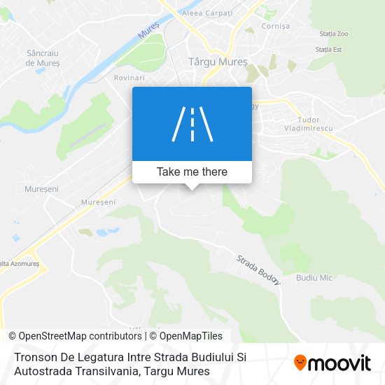 Tronson De Legatura Intre Strada Budiului Si Autostrada Transilvania map