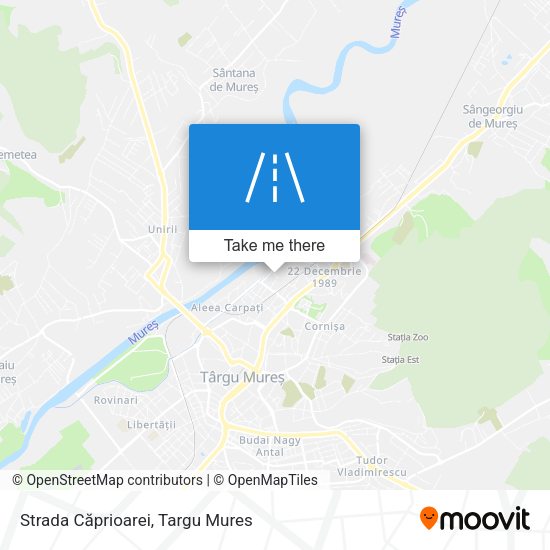 Strada Căprioarei map