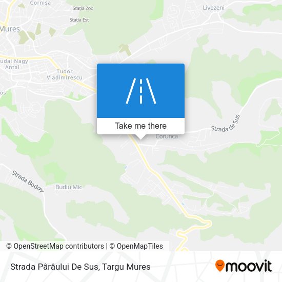 Strada Pârâului De Sus map