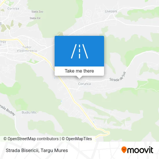 Strada Bisericii map