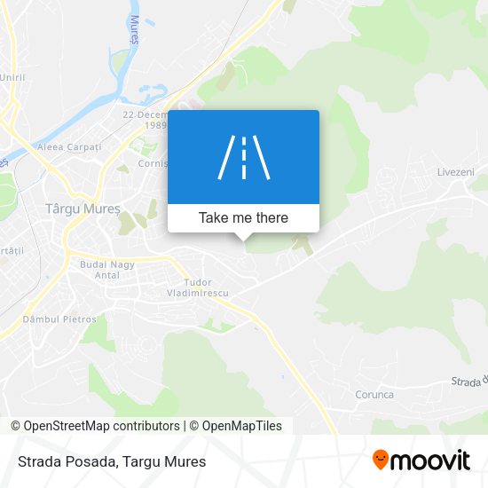 Strada Posada map