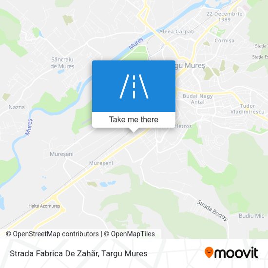 Strada Fabrica De Zahăr map