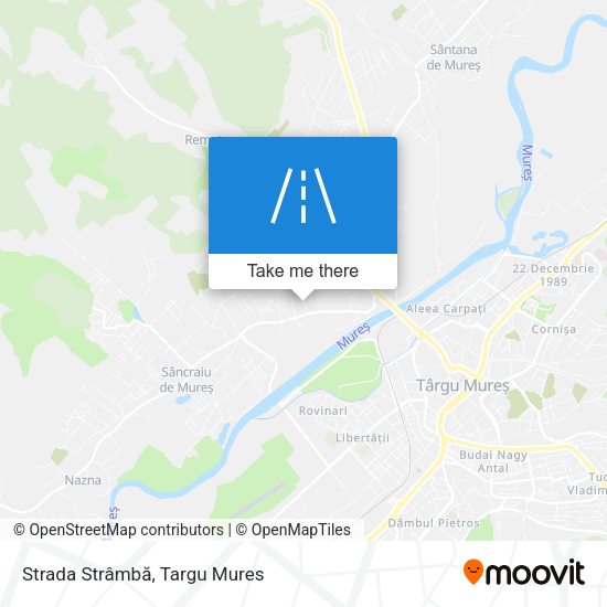 Strada Strâmbă map