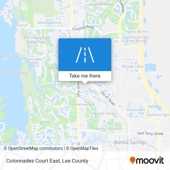 Colonnades Court East map