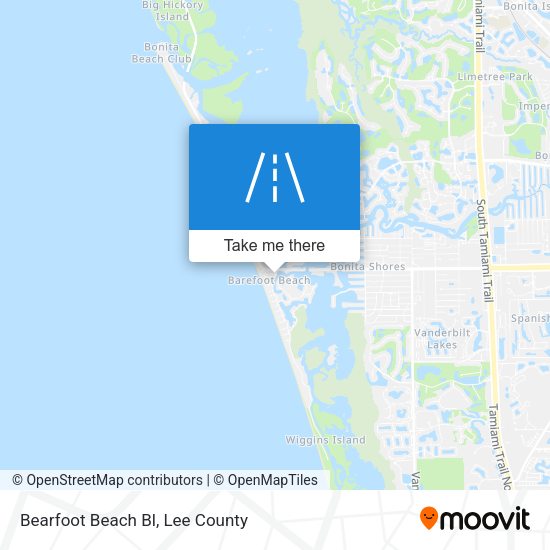 Bearfoot Beach Bl map